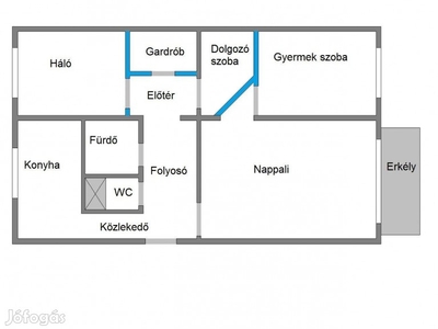 Rákospalotán 64nm panellakás eladó