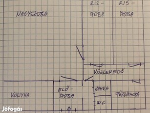 Göncz Árpád városközpontban, 56 nm-es, 1+2 szobás lakás eladó.es