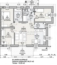 újépítésű, Kiskunlacháza, ingatlan, ház, 84 m2, 52.900.000 Ft