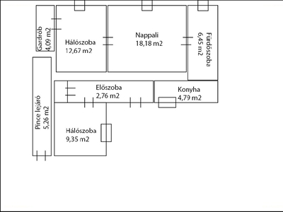 Gyömrő, ingatlan, lakás, 60 m2, 43.000.000 Ft