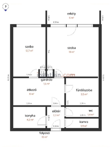 Szent István lakótelep, Szigetvár, ingatlan, lakás, 56 m2, 12.200.000 Ft