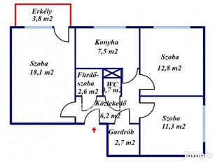 Eladó Lakás, Miskolc Avas 2+1 szoba