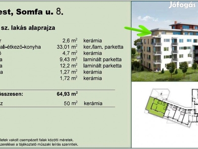 Somfa utcában lakás kiadó