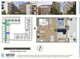 Eladó téglalakás Budapest, X. kerület, Felsőrákos, Gyógyszergyári út 6-12, 2. emelet