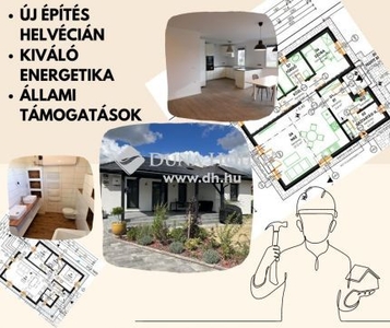 Eladó Ház, Bács-Kiskun megye Helvécia Új építésű családi ház Helvécia új építésű részén, telekkel az árban