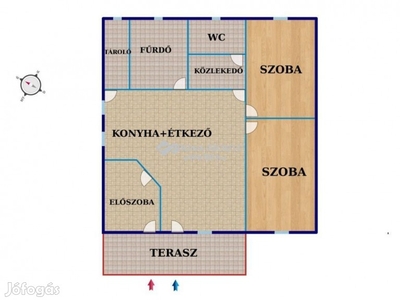 Gárdonyi 59 nm-es ház eladó