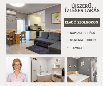 Szolnok, ingatlan, lakás, 68 m2, 43.900.000 Ft