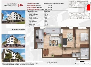 újépítésű, Újpest, Budapest, ingatlan, lakás, 64 m2, 72.500.000 Ft