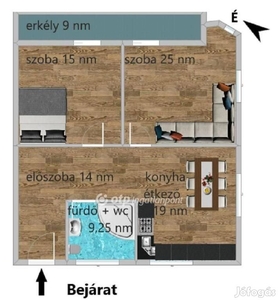 Eladó 82 nm-es Újszerű állapotú tégla lakás Szigetszentmiklós - Szigetszentmiklós, Pest - Lakás