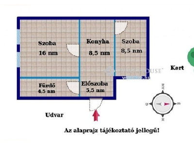 Budapest, ingatlan, ház, 43 m2, 21.900.000 Ft