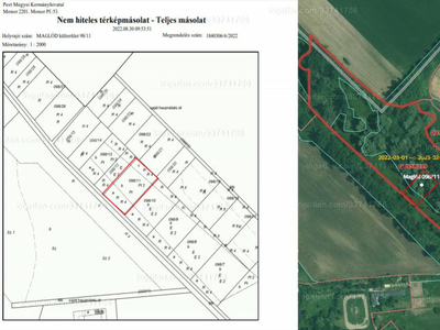 Eladó termőföld, szántó - Maglód, Külterület 098/11 hrsz