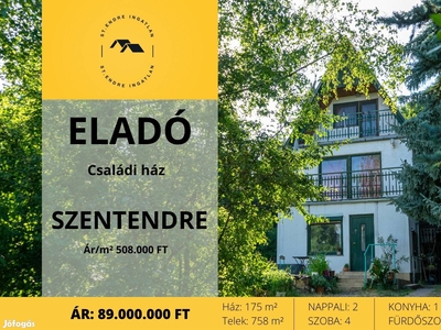 Szentendrei Családi Ház Eladó - Szentendre, Pest - Ház