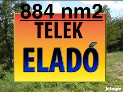 Baktó 844nm2 építési telek eladó