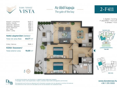 Eladó téglalakásBudapest, XIII. kerület, Vizafogó, Cserhalom utca 4, 4. emelet