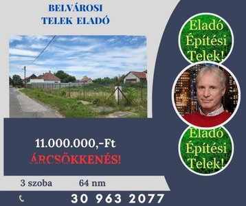 Eladó telekSzolnok