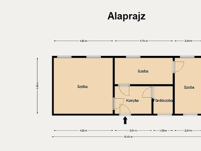 Kispest, Budapest, ingatlan, lakás, 53 m2, 31.500.000 Ft