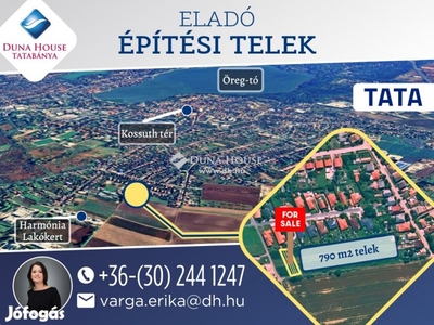 Tatai eladó 790 nm-es telek