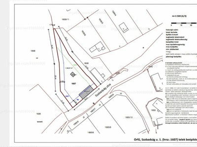 Eladó lakóövezeti telek - Orfű, Szabadság utca 1.
