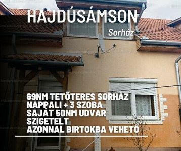 Eladó sorház - Hajdúsámson, Hajdú-Bihar megye