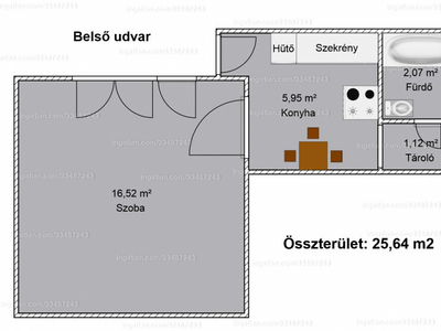 Eladó tégla lakás - VIII. kerület, Szeszgyár utca