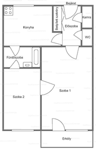 Eladó tégla lakás - XX. kerület, Baross utca 48-50.