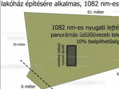 Eladó üdülőövezeti telek - Törökbálint, Villányi út 4.