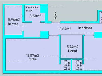 Kiadó tégla lakás - Szeged, Tisza Lajos körút 36.