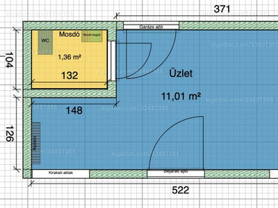 Kiadó utcai bejáratos üzlethelyiség - XIII. kerület, Hegedűs Gyula utca 18.