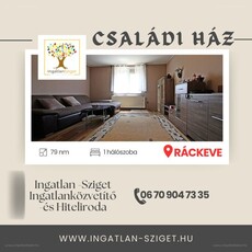 Ráckeve, ingatlan, ház, 79 m2, 34.900.000 Ft