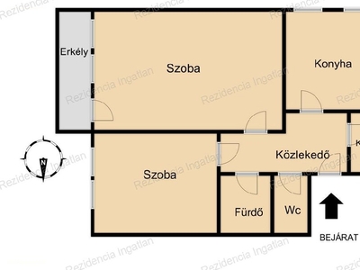 Gyárváros, Győr, ingatlan, lakás, 60 m2, 27.900.000 Ft