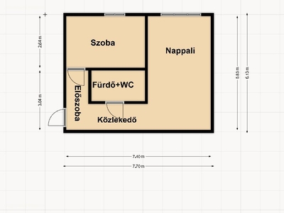 Budapest, ingatlan, lakás, 35 m2, 41.700.000 Ft