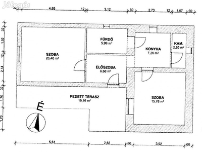 60nm-es Kisház eladó Nagykállóban