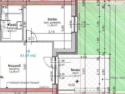 Eladó 46 nm-es lakás Győr