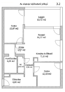 újépítésű, Keszthely, ingatlan, lakás, 74 m2, 116.000.000 Ft