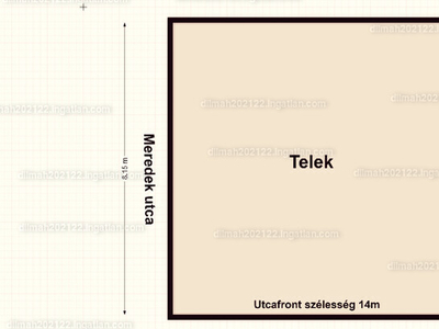 Eladó lakóövezeti telek - Budaörs, Meredek utca