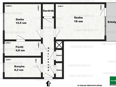 Eladó tégla lakás - Zalaegerszeg, Zala megye