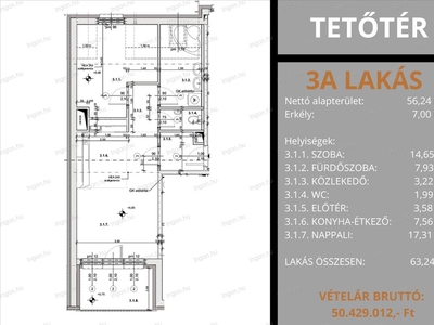 Eladó befejezetlen lakás - Kapuvár