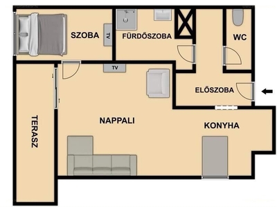 Mecsekoldal, Pécs, ingatlan, lakás, 55 m2, 54.900.000 Ft