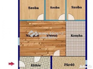 Eladó 127 nm-es ház Kisbér