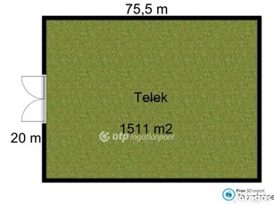 Kabai eladó 1511 nm-es telek