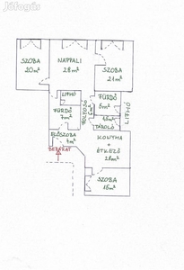 XIII. Kerület, Visegrádi utca, 135 m2-es, 2. emeleti, társasházi lakás - XIII. kerület, Budapest - Lakás