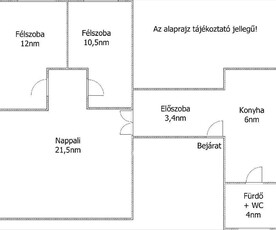 Eladó átlagos állapotú lakás - Budapest VIII. kerület