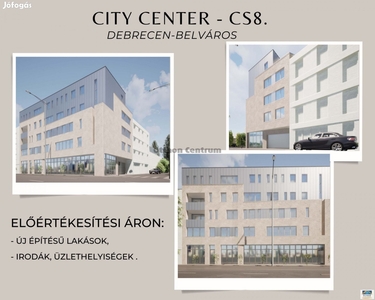 BELVÁROSI ÚJÉPÍTÉSŰ LAKÁSOK, IRODÁK - CS8 - DB. - Debrecen, Hajdú-Bihar - Lakás