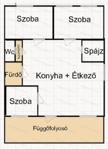 Belváros, Kaposvár, ingatlan, lakás, 62 m2, 24.900.000 Ft