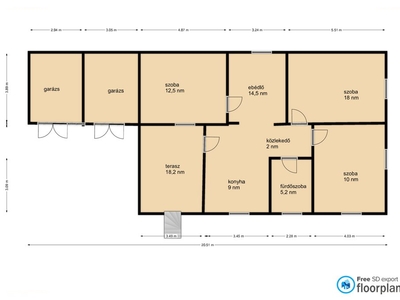 Szőny, ingatlan, ház, 80 m2, 36.000.000 Ft