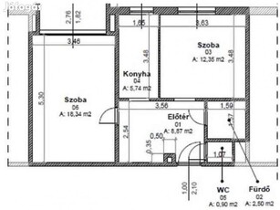 Panellakás a 17.kerületben(panelprogramos,51m2)