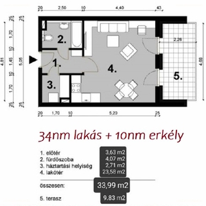 újépítésű, Szarvasugrás, Biatorbágy, ingatlan, lakás, 34 m2, 200.000 Ft