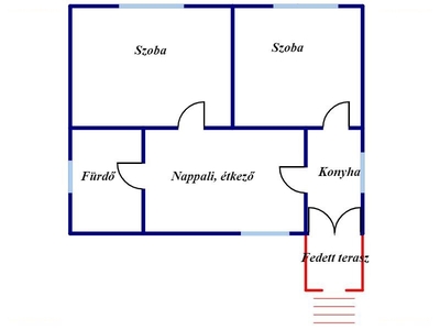 Rábatamási, ingatlan, ház, 60 m2, 19.990.000 Ft