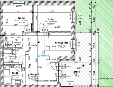 Szabadhegy, Győr, ingatlan, lakás, 55 m2, 52.499.000 Ft