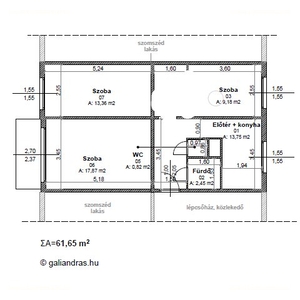 Szilvás, Komló, ingatlan, lakás, 63 m2, 17.000.000 Ft